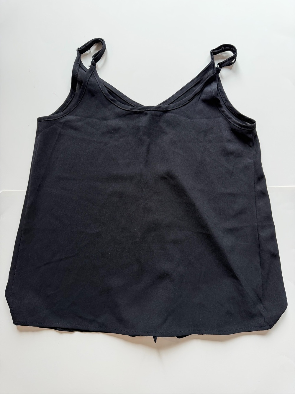 Black Button-Front Top - Picture 4 of 6